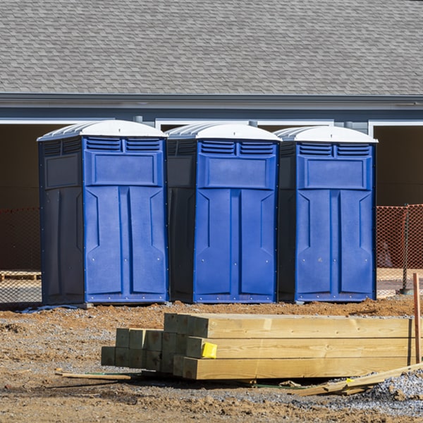 how do you dispose of waste after the portable restrooms have been emptied in Valle